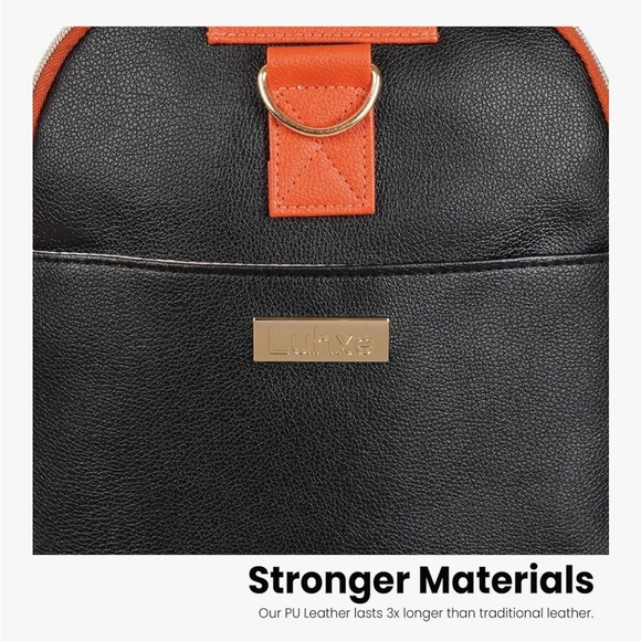 LUHXE Black Convertible Garment Roller Bag w/ Shoe Pouch - 20" Carry-On - Picture 6 of 16